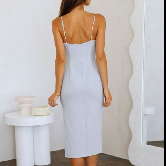 NWT Here Comes The Sun Dress Size M Blue Prom Cocktail Wedding - Picture 3 of 7